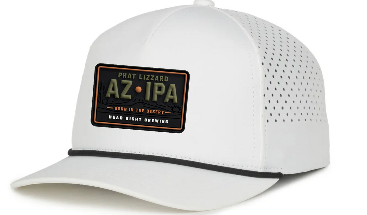 OC551pf Performance Snapback - White/black - AZ IPA