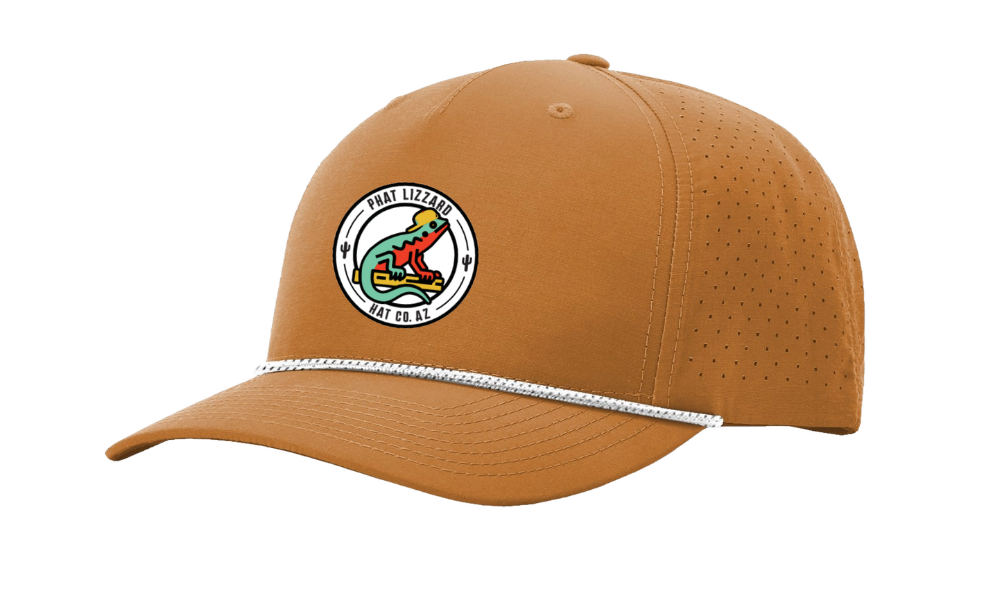 R355 Perforated Snapback - Clay - Full Logo