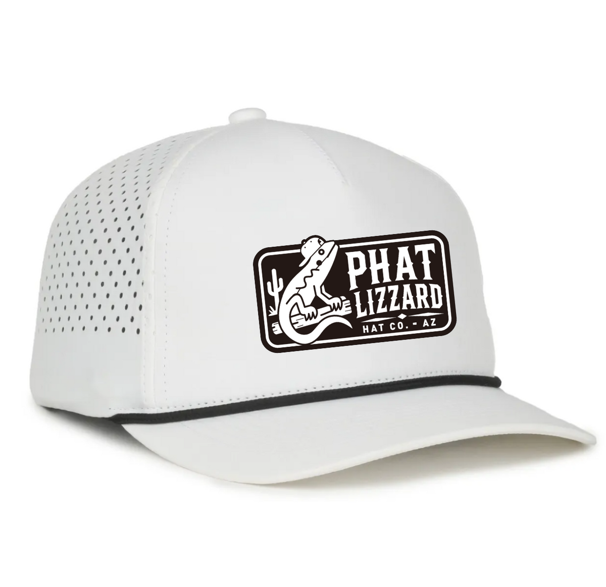 OC551pf Performance Snapback - White/black - Retro