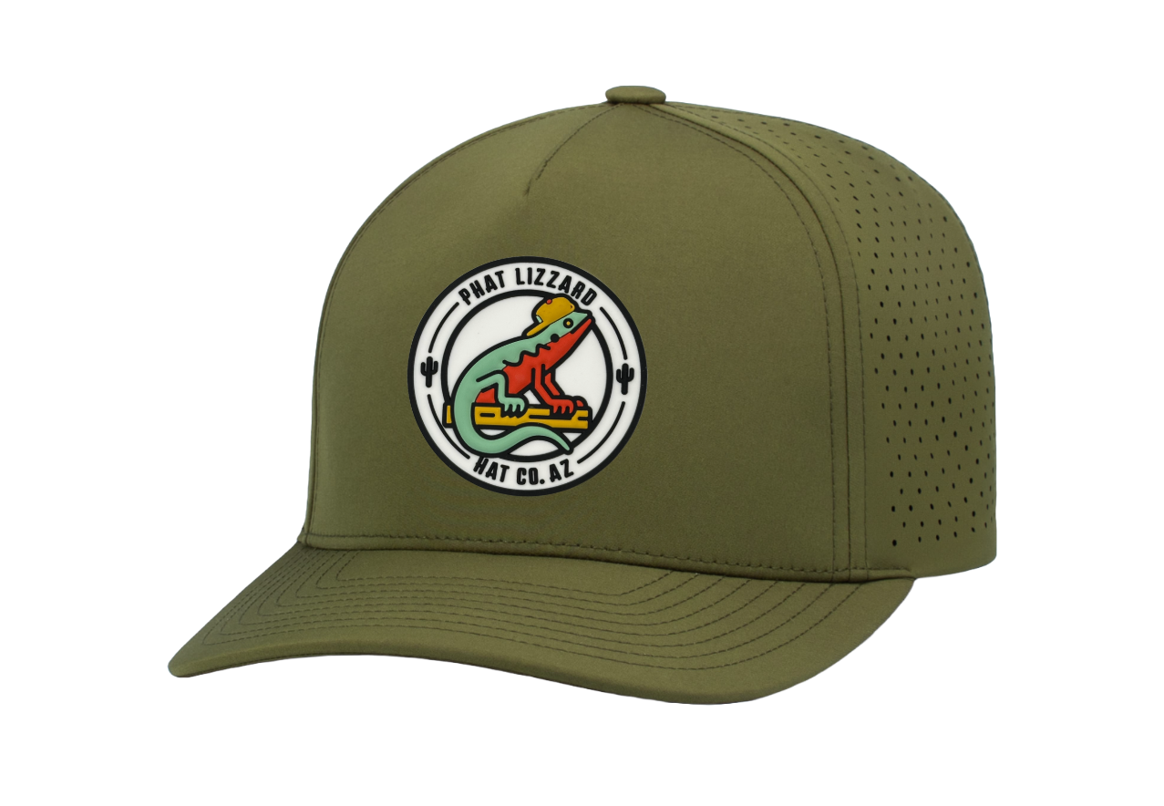 P424 Weekender Perforated Snapback - Phat Lizzard