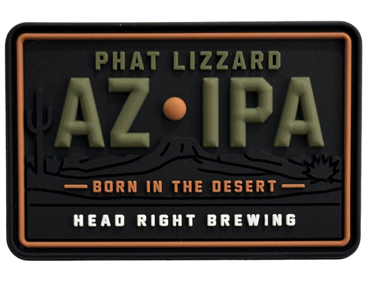 DESERT COOL NOW ON TAP. MEET PHAT LIZZARD AZ IPA