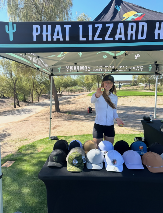 Desert Cool for a Cause: Phat Lizzard Hat Bar for Golf Tournaments