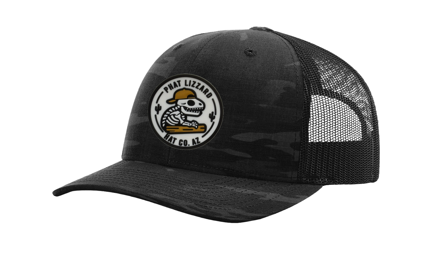 112PT Tactical Snapback - Black Camo - OG Skeleton