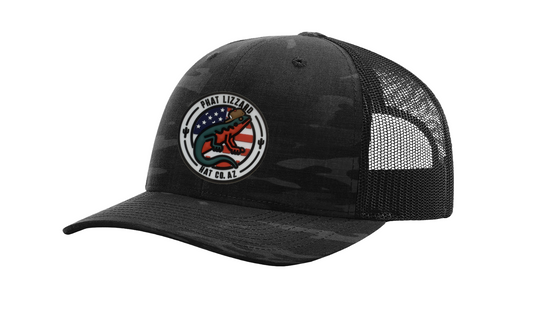 112PT Tactical Snapback - Black Camo - Desert Patriot
