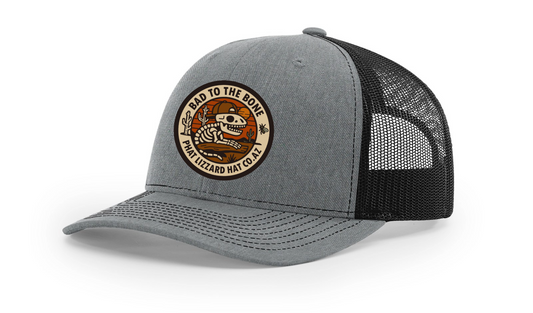 112 YOUTH Snapback Trucker - Heather Grey/Black - Bad to the Bone