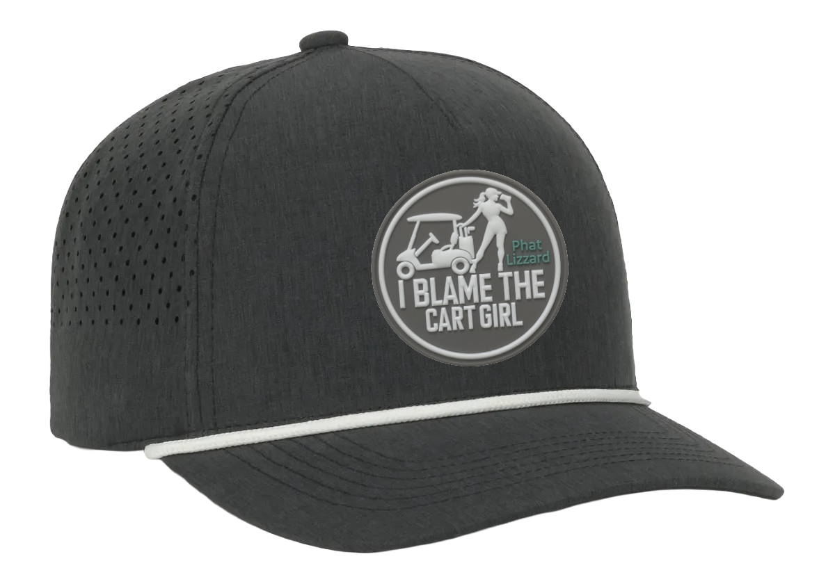 OC551pf Performance Snapback - Heather Charcoal - Cart Girl