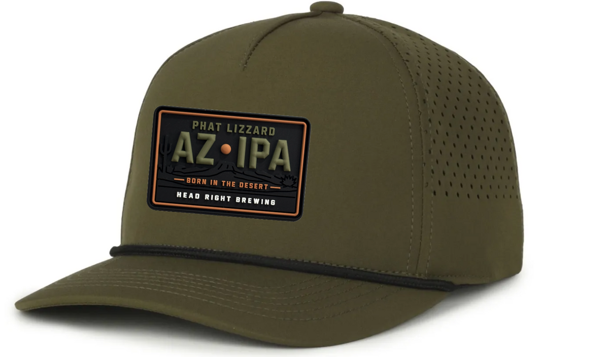 OC551pf Performance Snapback - Olive/black - AZ IPA