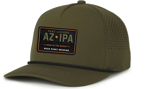 OC551pf Performance Snapback - Olive/black - AZ IPA