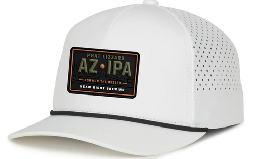 OC551pf Performance Snapback - White/black - AZ IPA