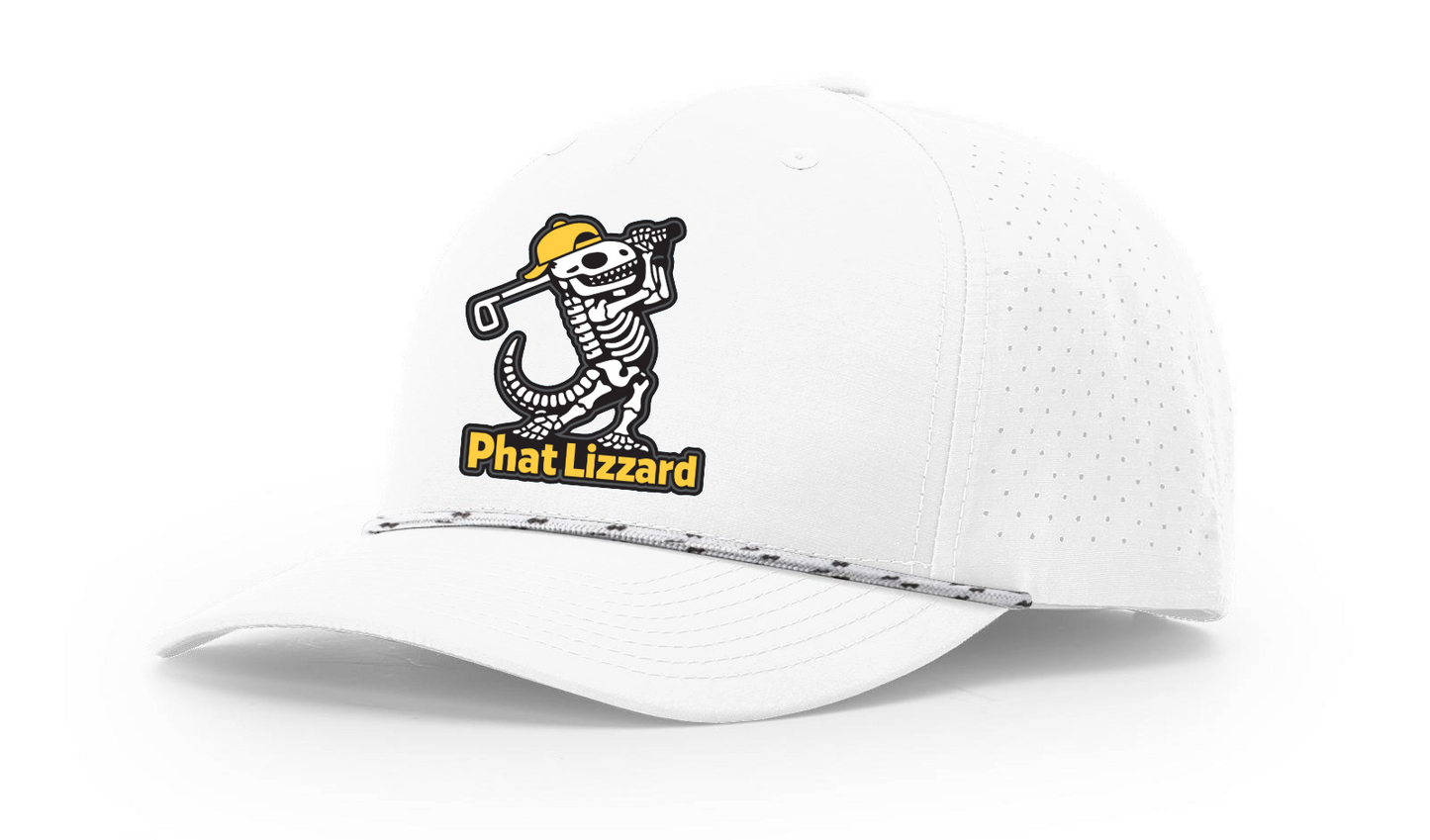 R355 Perforated Snapback - White - Dead Center