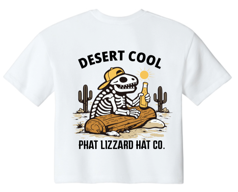 Ladies Desert Cool Crop Tee - White