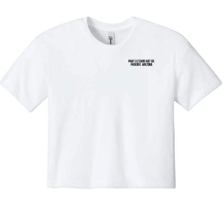 Ladies Desert Cool Crop Tee - White