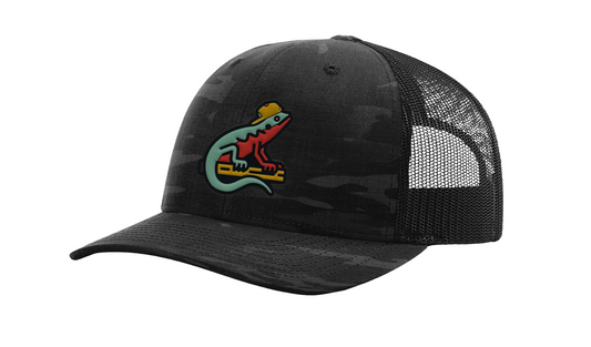 112PT Tactical Snapback - Black Camo - OG Lizzard