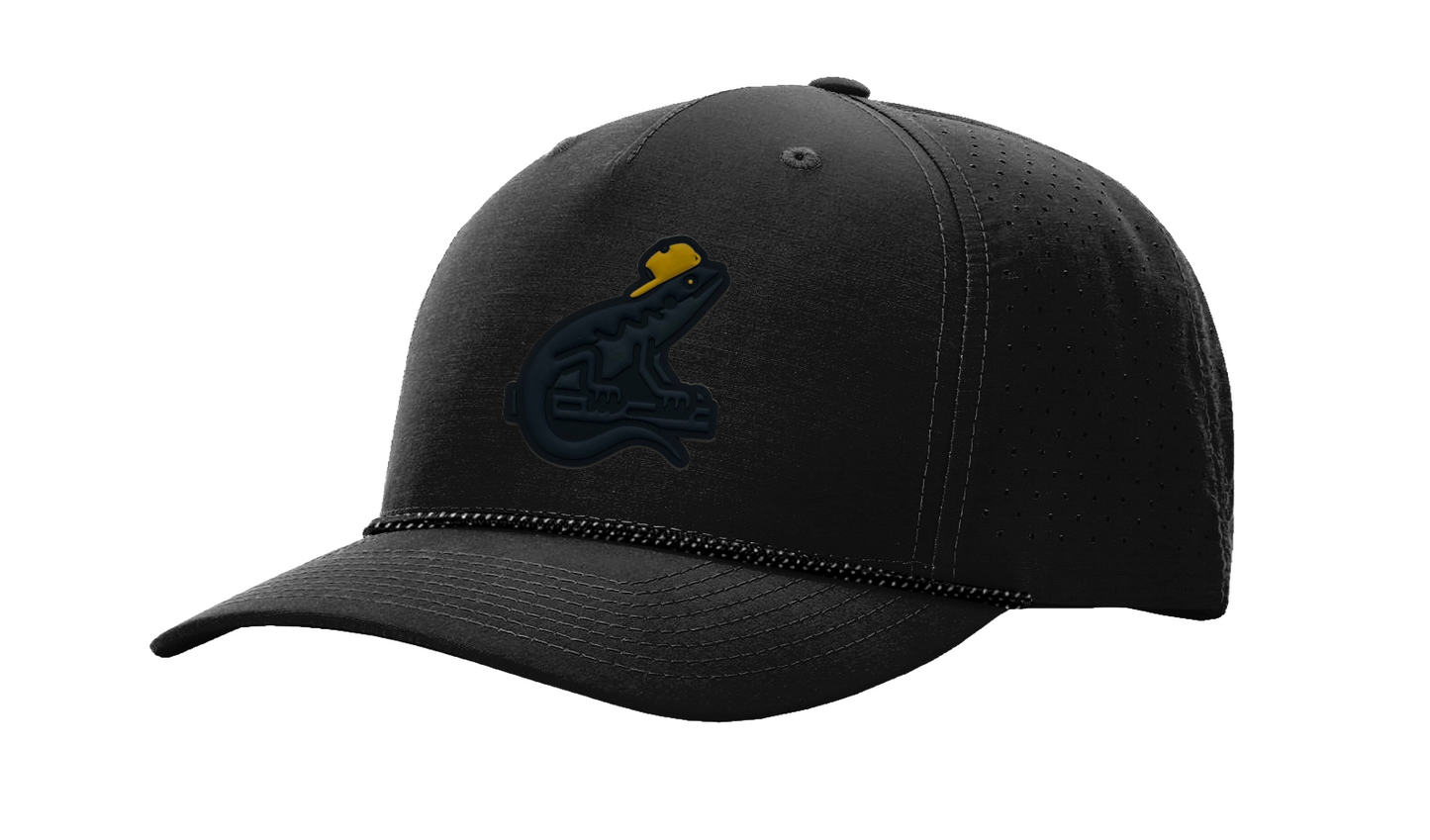 R355 Perforated Snapback - Black - Black Ops