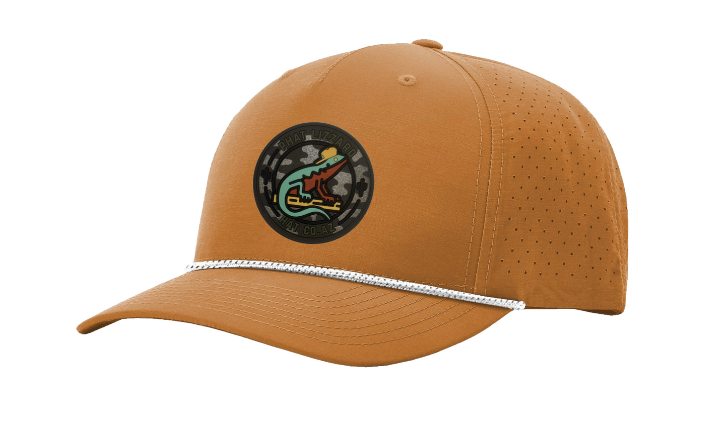 R355 Perforated Snapback - Clay - Desert Camo