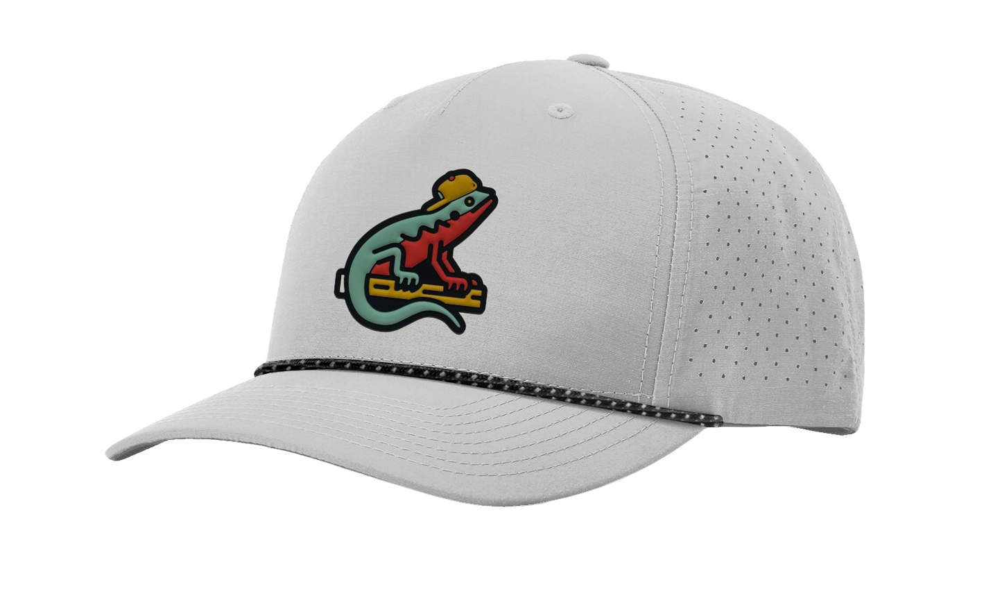 R355 Perforated Snapback - Silver - OG Lizzard